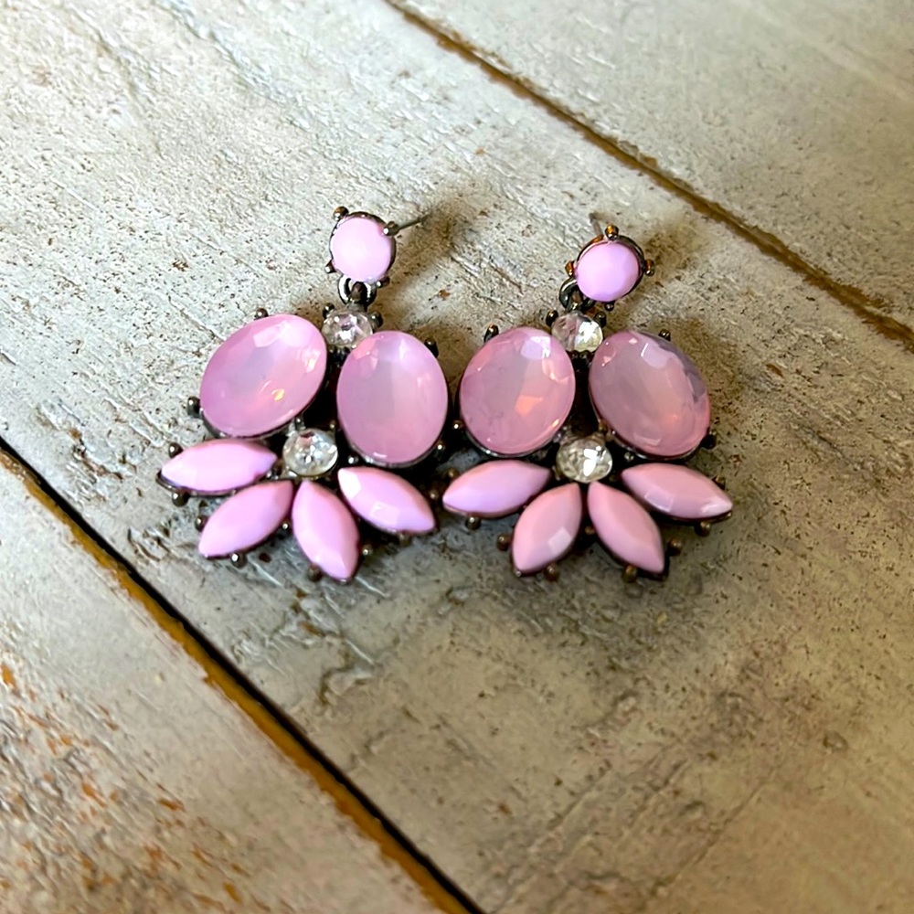 Pink earrings